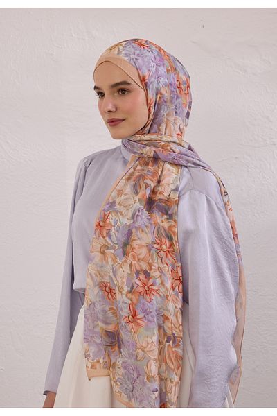Fresh Summer Bloom Pattern Rami Shallom Salmon