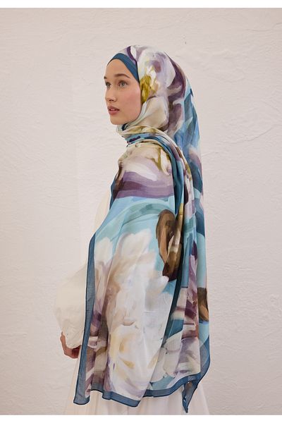 Fresh Gardenia Pattern Rami Shal Ocean