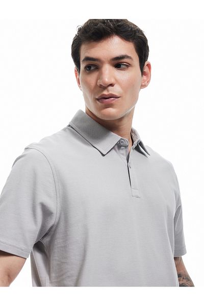 Koton Cotton Regular Fit Short Sleeve Polo Neck T-Shirt