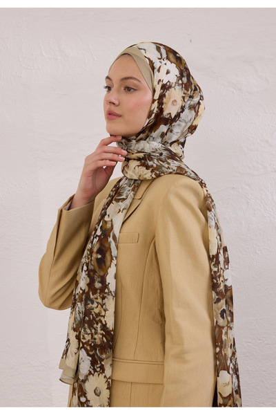 Fresh Beauty Blossom Pattern Rami Shal Mink