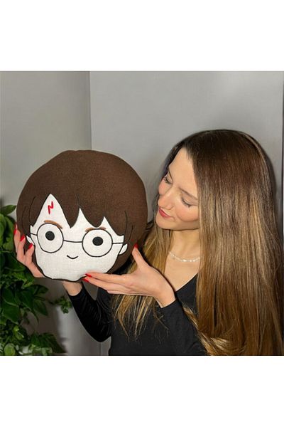 Honney Boutique Kuromi Plush Head Pillow