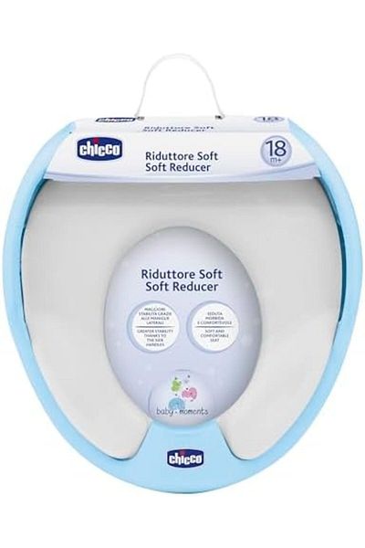 Chicco مخفض ناعم (مدرب على استخدام المرحاض) 18 شهرًا، متوفر بألوان متنوعة: وردي وأزرق