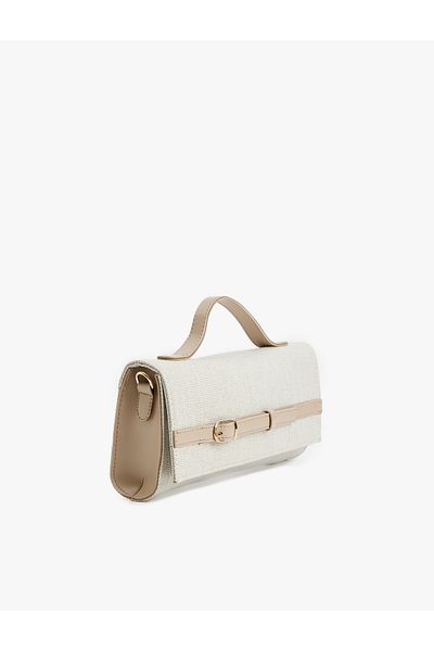Koton Buckle Detailed Flap Shoulder Bag
