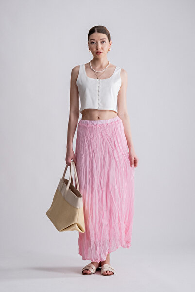 SEPANU COLLECTION Women's Long Crinkle Skirt