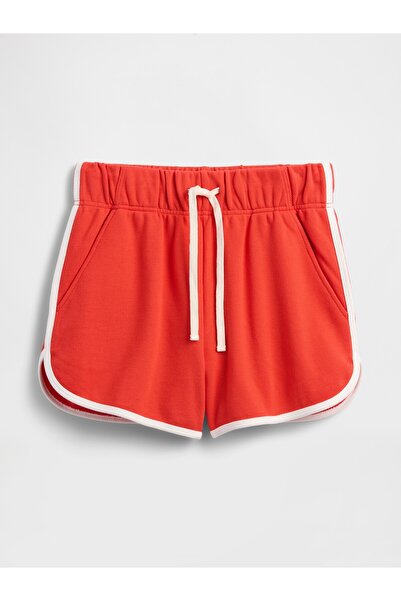 GAP Kadın Kırmızı Pique Şort