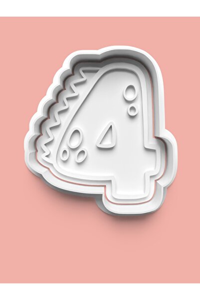 AKTASTORE قالب كوكيز على شكل ديناصور رقم 4 وقالب عجينة السكر - أرقام أربعة