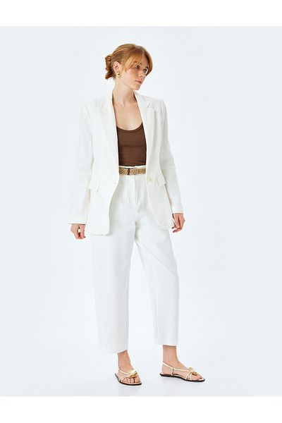 Koton off white Carrot Fit Pants