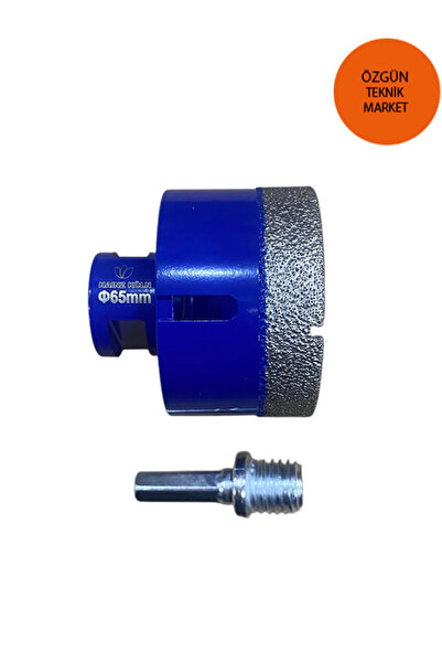 Genel Markalar 65 mm Karot Mermer, Granit, Seramik Delme Panç, Matkap ve Spir...