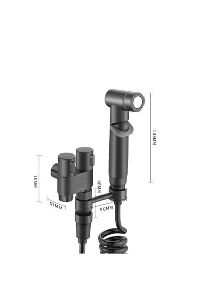 Oanhaus Premium Hygienic Shower Set OANHAUS® for intimate hygiene, bidet function, and toilet washer