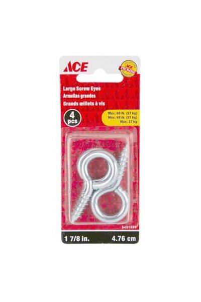 ACE Large Screw Eyes (4.76 cm, 4 pcs)