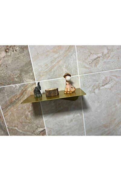 lyla concept رف حائط معدني على شكل ربطة عنق، ديكور