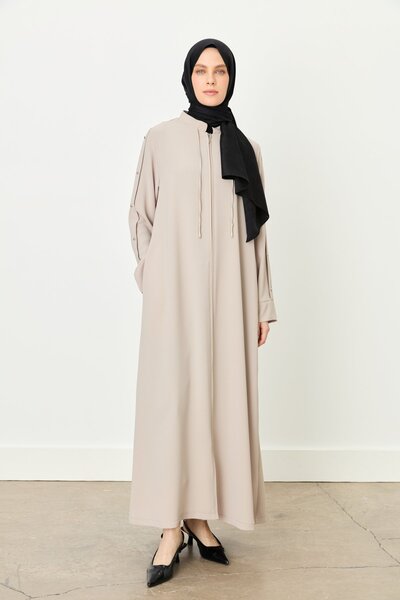 Nihan Kol Detaylı Hakim Yaka Ferace Taş