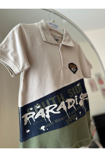 MODA Boy's Polo Neck T-Shirt