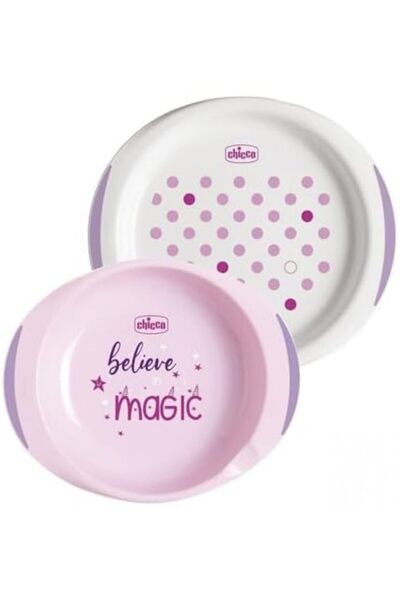 Chicco Dish Set 12m+ Assorted: Pink