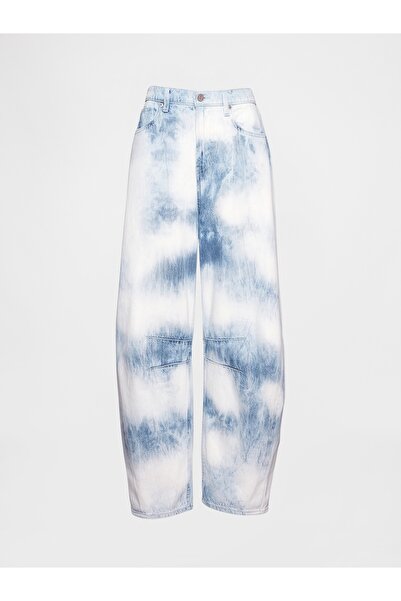 GAP Kadın Mavi High Rise UltraSoft Horseshoe Jean Pantolon