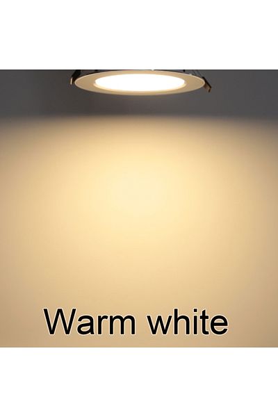 Parkson Silver frame 15W Warm White Spot LED Downlight Ceiling AC 220V 240V 7W 9W 12W 15W 18W Spotlight Cold