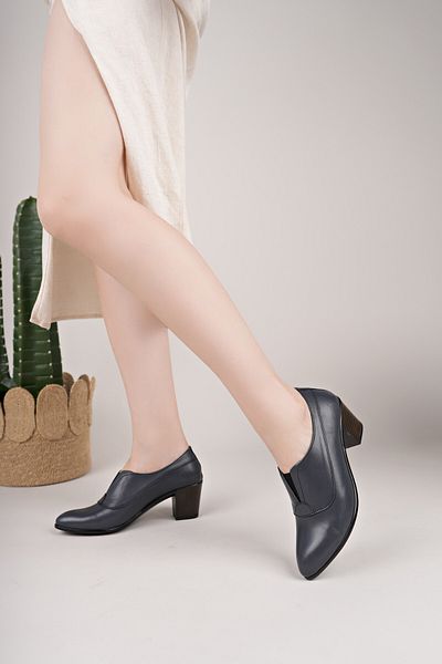 Diego Carlotti Genuine leather women's daily classic heeled shoe dd3338