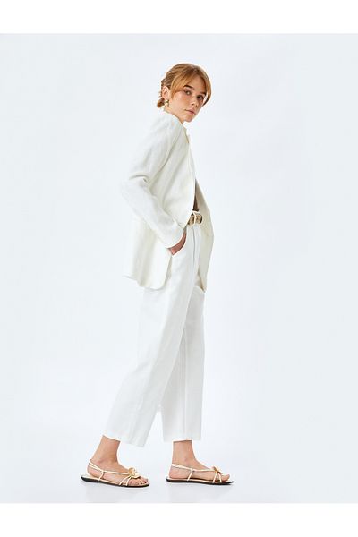 Koton off white Carrot Fit Pants