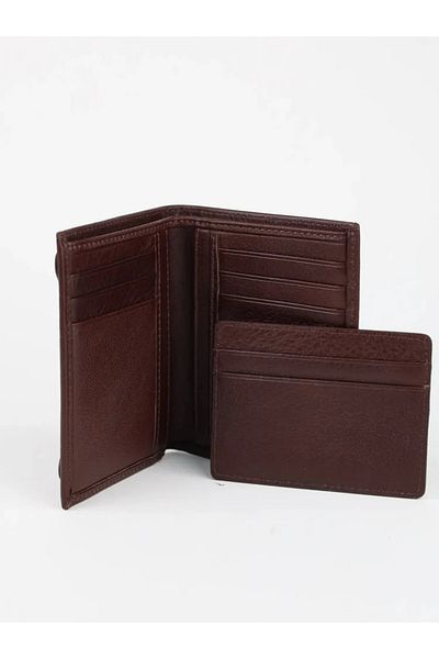 Meskanto Wolf Genuine Leather Wallet and Card Holder