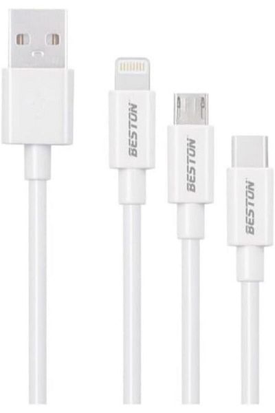 Beston Lightning/Micro/Type-C Cable - W117K
