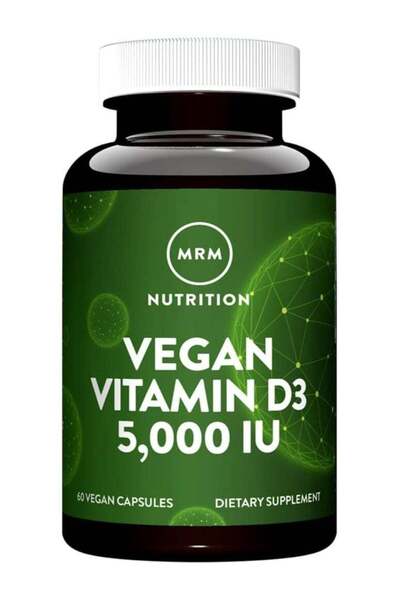 MRM Nutrition Vegan Vitamin D3 5000 IU - 60 Vegan Capsules