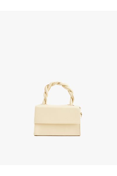 Koton Knitted Handle Handbag