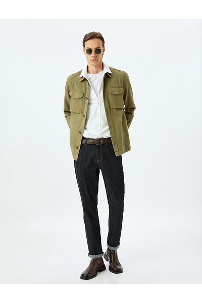 Koton khaki Long Sleeve Shirt
