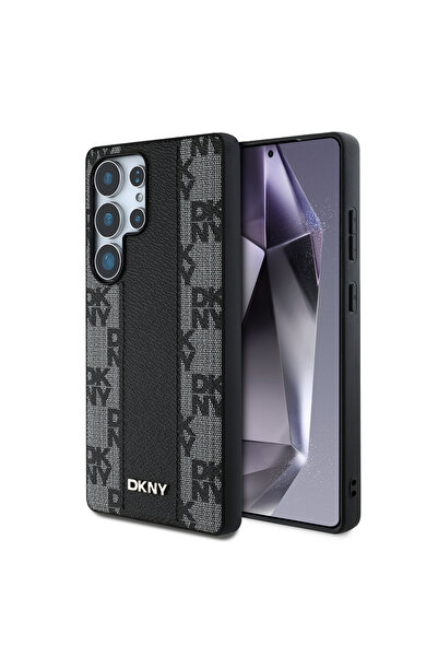 Dkny Galaxy S25 Ultra Kılıf DKNY Lisanslı M-safe Şarj Özellikli 3D Cu carouri...