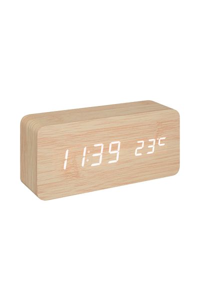 Atmosphera Créateur D'intérieur Gamile digital clock, with alarm, 15 x 4 x H.7 cm