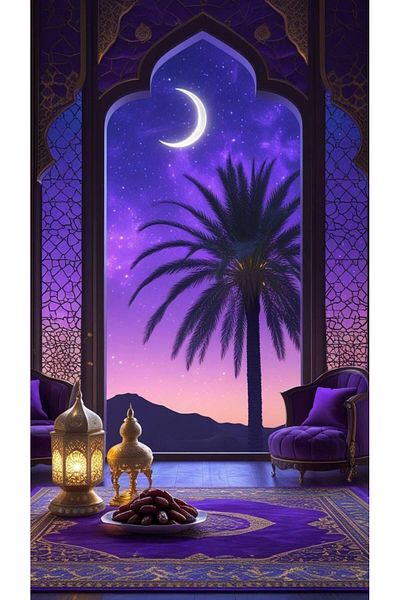 pixartsanat Sacred Night Pixart Art Diamond Mosaic Painting 50X70