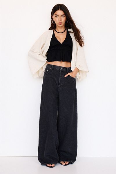 Pull & Bear Short rustic kimono