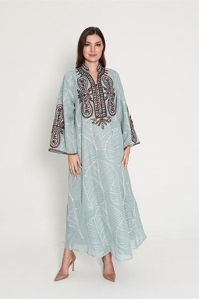 IKKXA Crystal and Thread Elegance Jalabiya