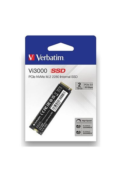 Verbatim SSD Verbatim Vi3000, 2TB, PCIe Gen.3 NVMe, M.2