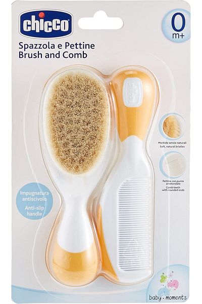 Chicco Chicco Brush and Comb 0m+, Orange