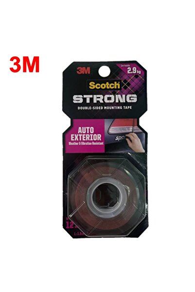 Choice1 شريط لاصق للسيارات من 3M، مقاس 12 مم × 1.5 م، شريط لاصق مزدوج الجوانب...