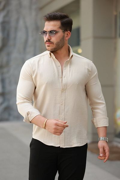 modaserdem Men's Long Sleeve Shirt
