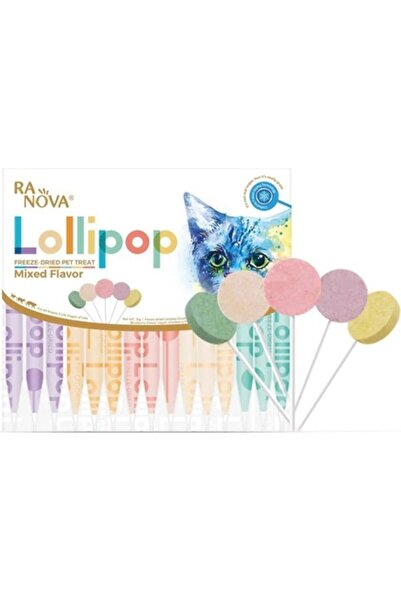 Genel Markalar Kediler Için Karışık Lezzetli Lolipop Ödül 15X1.4 gr