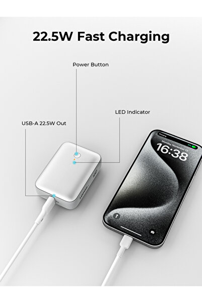 AUKEY 10,000mAh Spark mini power bank with 20W PD Fast Charging Power Bank