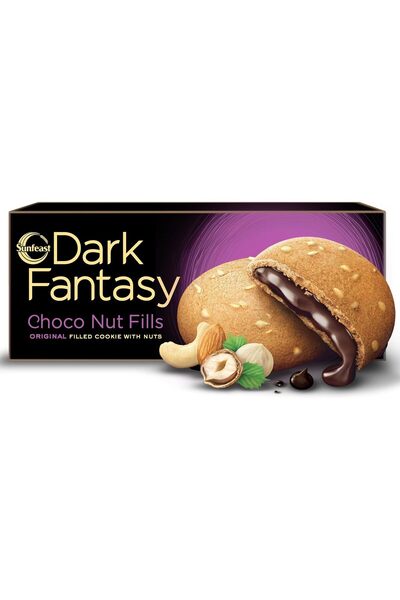 SUNFEAST حشوة الشوكولاتة والمكسرات الداكنة 75 جرام