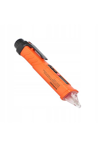 Virone Tester de tensiune, Orno, 12-1000V, Semnal sonor/optic, Plastic, 158x24x26 mm, Portocaliu/Negru