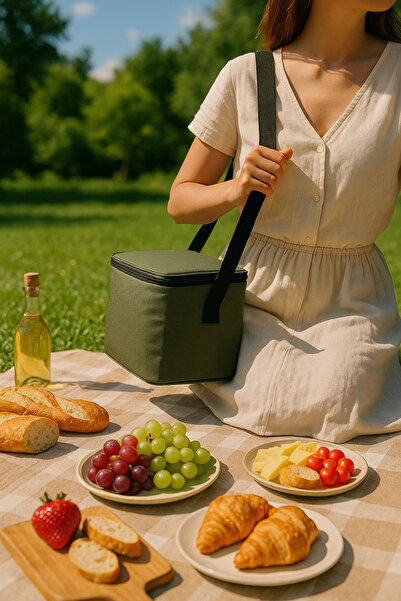 Bebeck 9 Lt. Thermal Camping and Picnic Food Carry Bag, Cooler Ice Bag Insulated