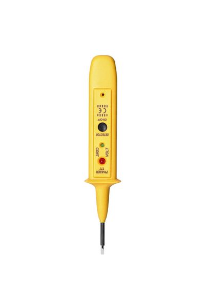 Orno Tester electronic multifuncțional Fazer 777, 3-500V, AC/DC, continuitate, 3 x LR44, Galben