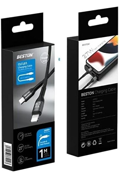 Beston كابل من النوع C إلى Lightning بطول 1 متر وقوة 27 وات