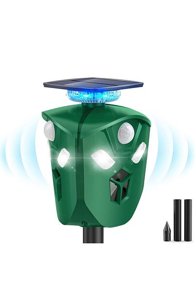 Teno Aparat cu Ultrasunete Anti-Daunatori Teno®, triplu, raza de actiune 360º, verde
