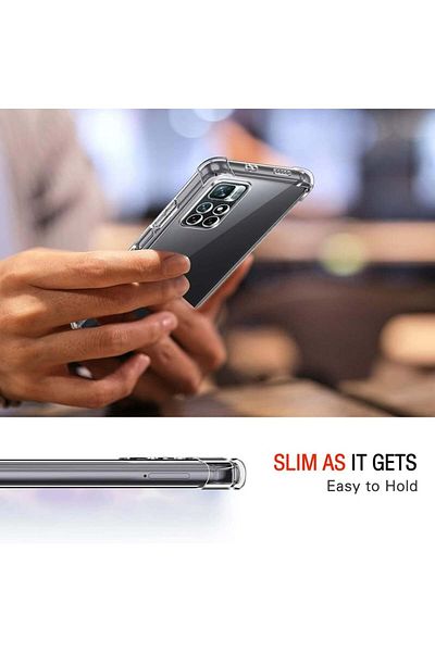 SKYDDAR INNOVATION Carcasă pentru Xiaomi Redmi Note 11 / Note 11S, rezistentă la șocuri din silicon subțire, transparentă, set de autocolante