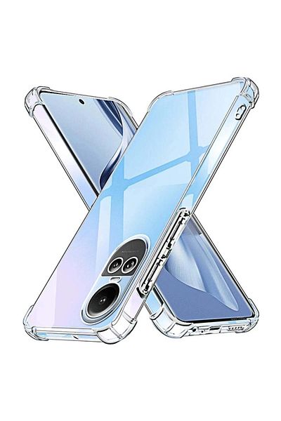 SKYDDAR INNOVATION Cover for Oppo Reno10 / Reno10 Pro, Shockproof Clear from Silicone Slim, Transparent, sticker set