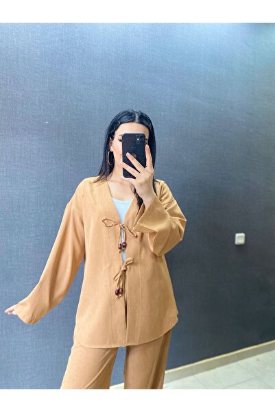 EMİRA LİFE Front Tie Tunic Suit Emr009
