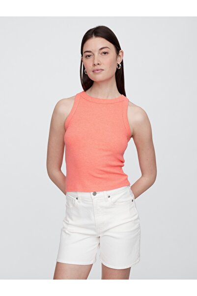 GAP Kadın Turuncu Ribana Crop Atlet