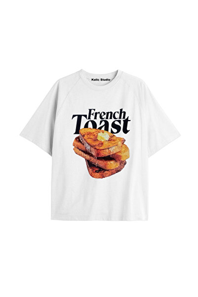 Kalic Studio Tricou alb cu imprimeu Y2k vintage Pickles KOD 220