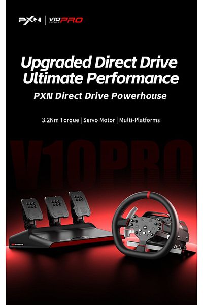 pxn -V10 Pro Racing Bundle (3-Pedal)